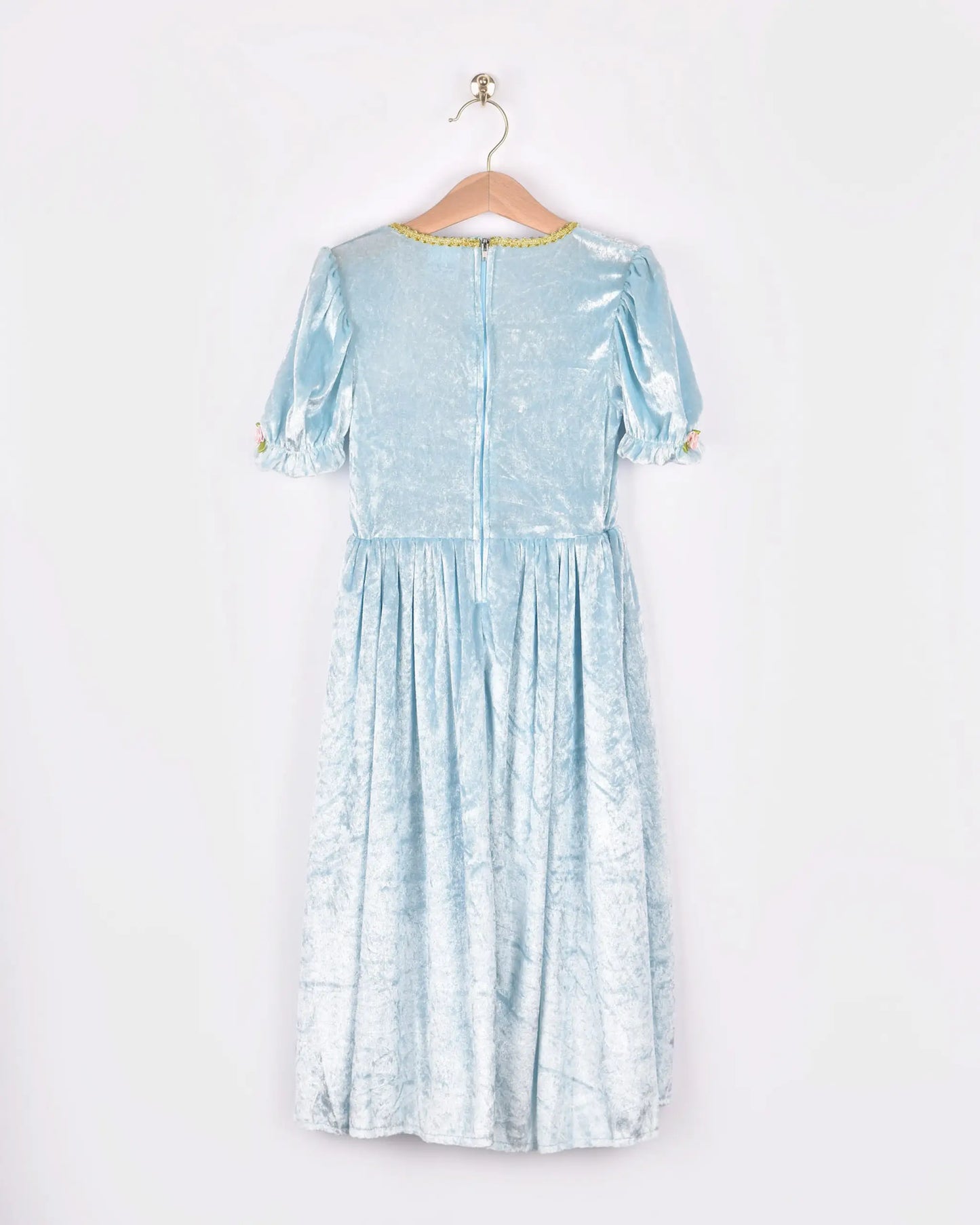 Den gode fe Prinsesse Kjole - Blå, str. 5-6 år