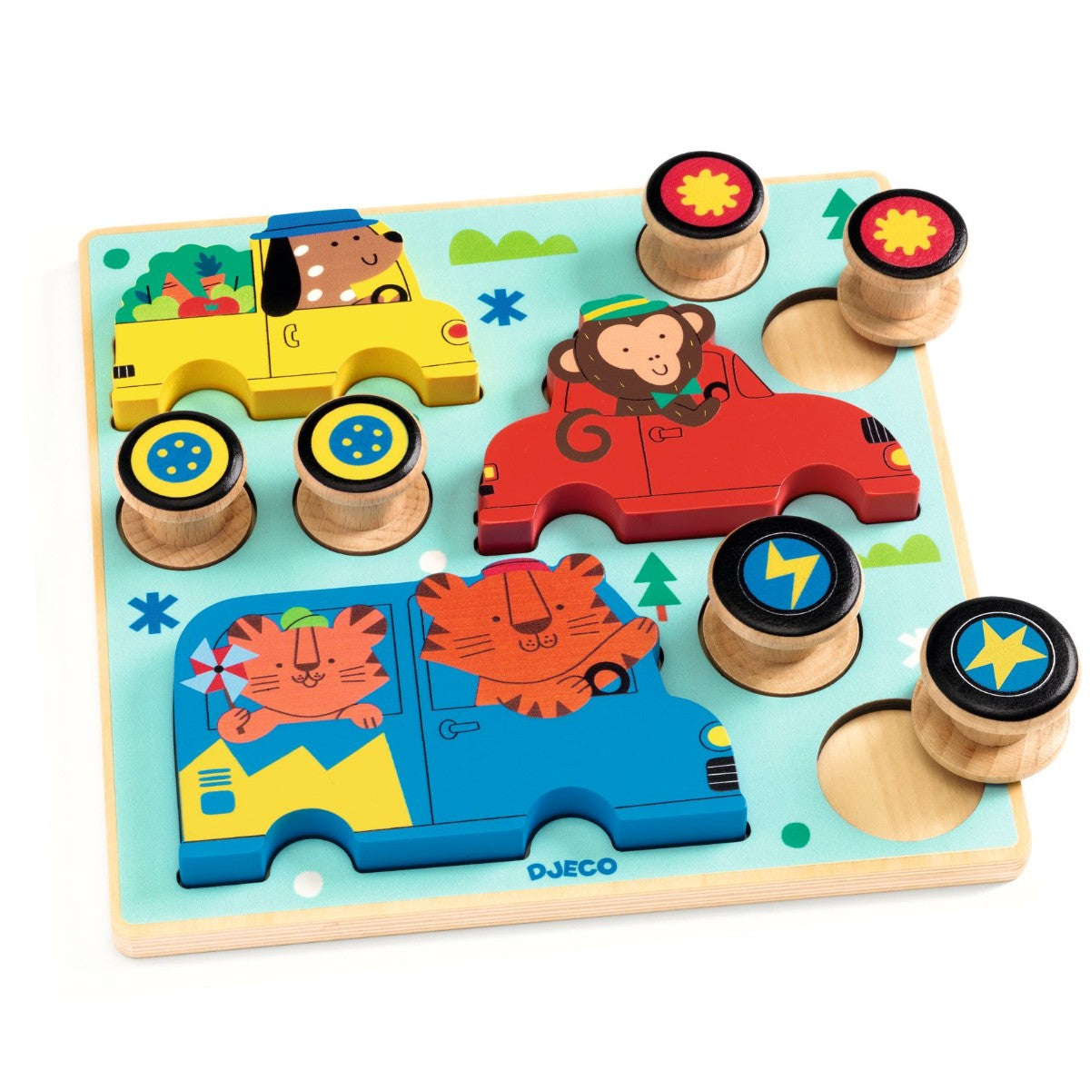 Djeco Puzz & roll, Køretøjer