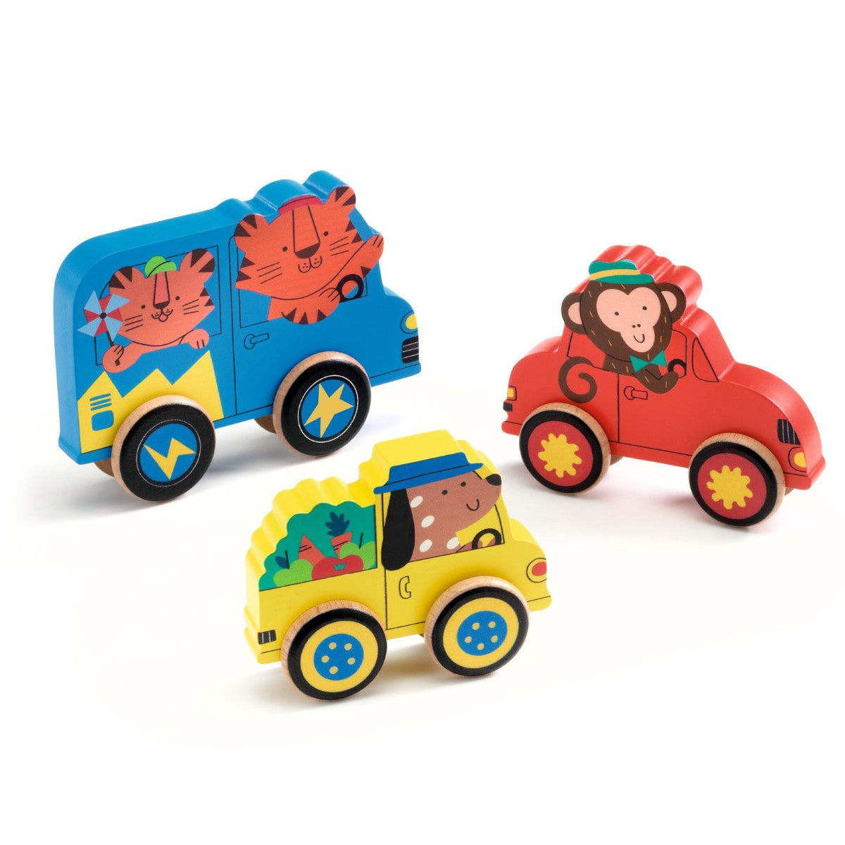 Djeco Puzz & roll, Køretøjer