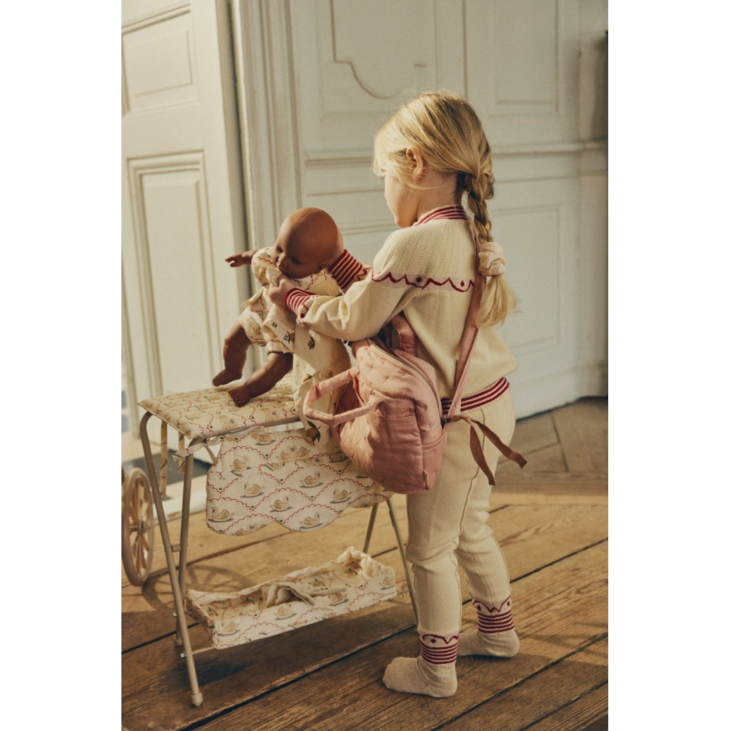 Konges Sløjd doll bag, mahogony rose