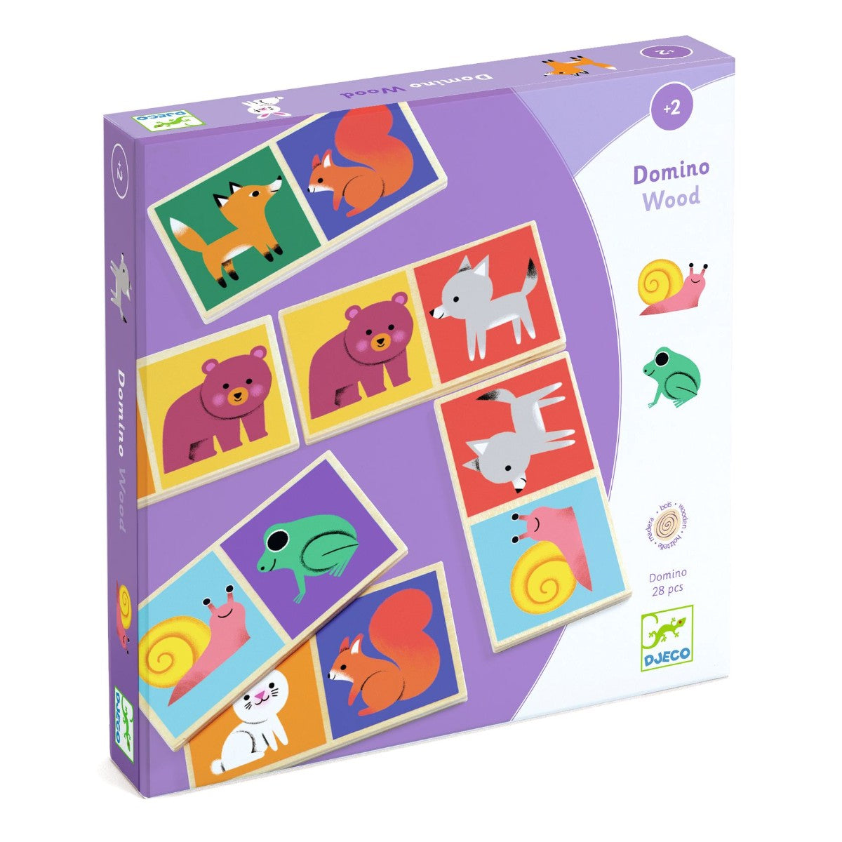 Djeco Trædomino, Søde dyr