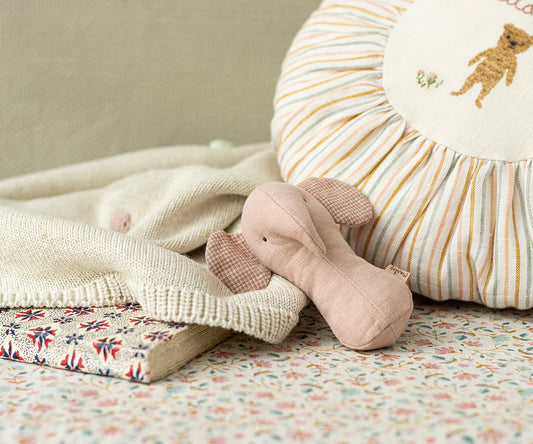 Maileg Lullaby friends, Elefant rangle - Rosa