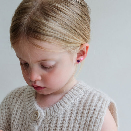 Farverige øreringe klistermærker.