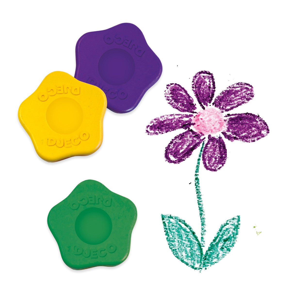Djeco Fedtfarver, Blomster