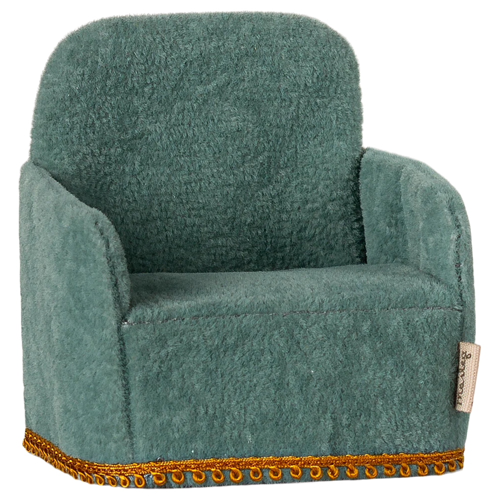 Maileg Foldbar stol, Mus - Mint