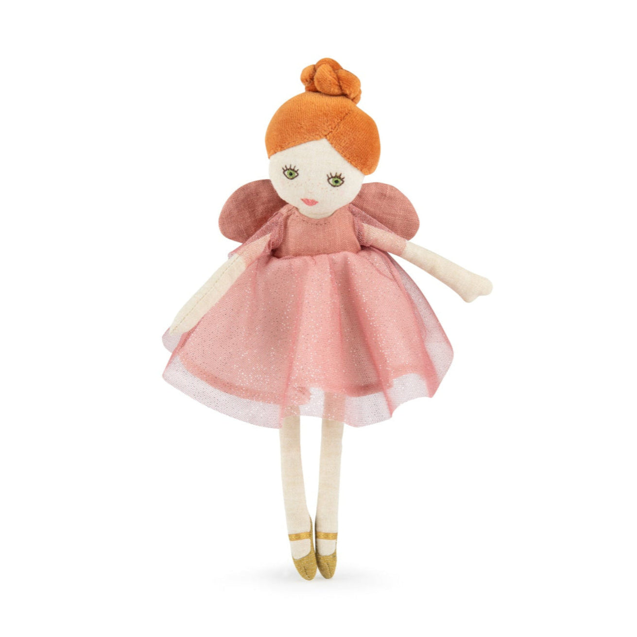 Moulin Roty - Fransk dukke 26 cm - Den lyserøde fe Viviane