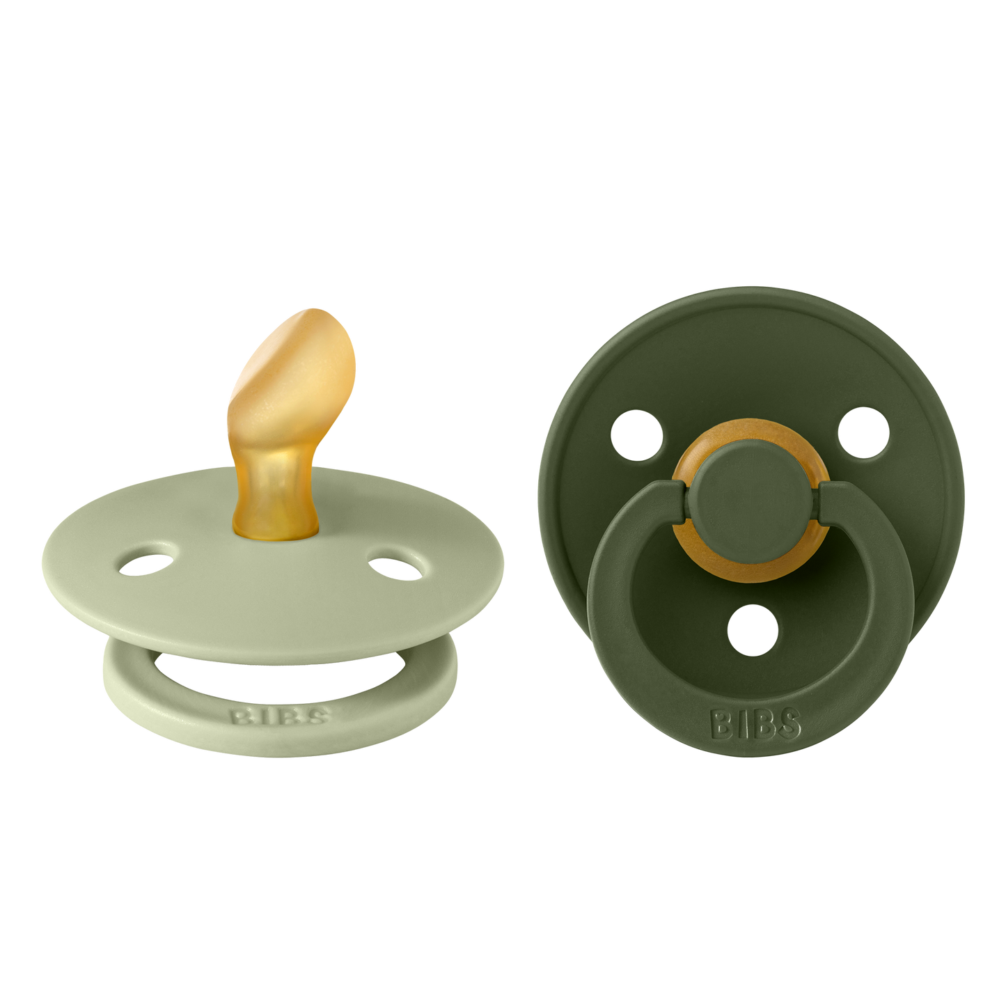 BIBS 2pk colour latex anatomisk str. 1, Sage/Hunter