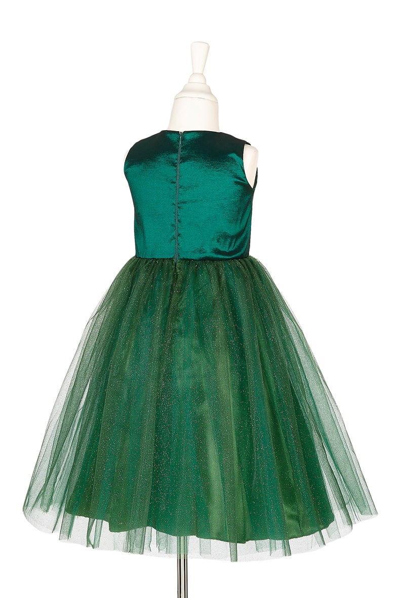 Souza Luisa grøn kjole, 5-7 år, 110-122 cm.