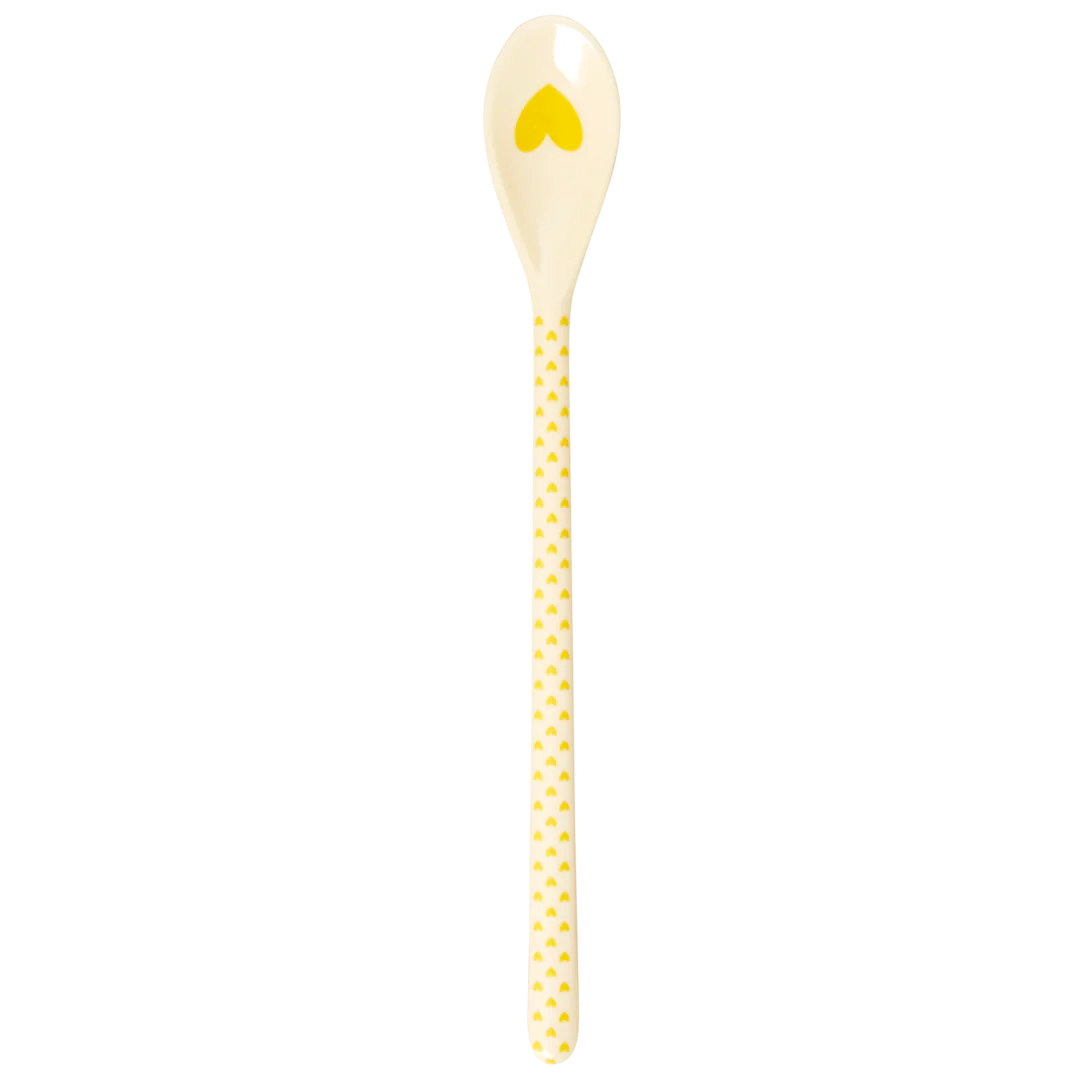 Rice Latteske - Gul - Favorite Hearts Print