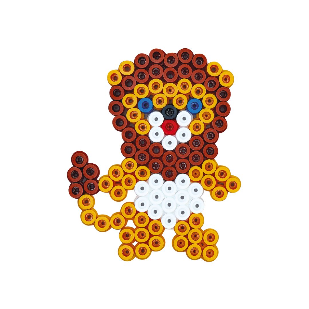 HAMA Maxi 600+ perler + 2 plader - vilde dyr