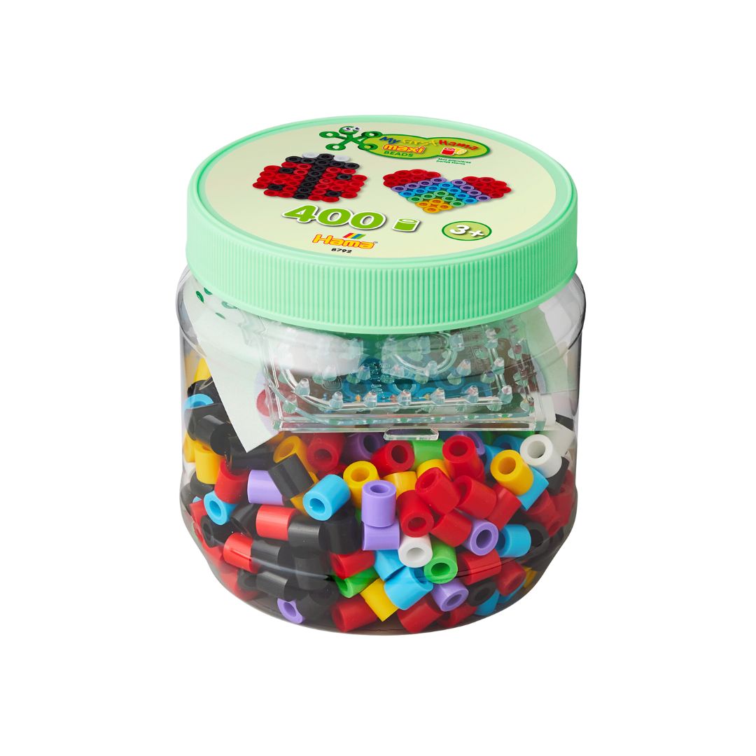 HAMA Maxi 400+ perler + 2 plader - grøn