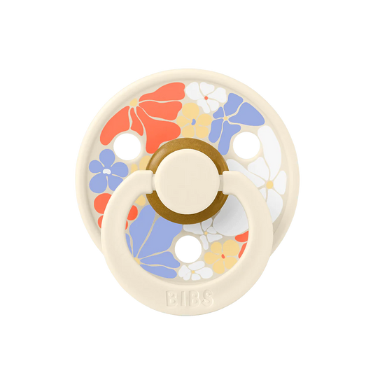 BIBS 2pk sutter studio colour str. 2, Morning Bloom - Ivory Mix