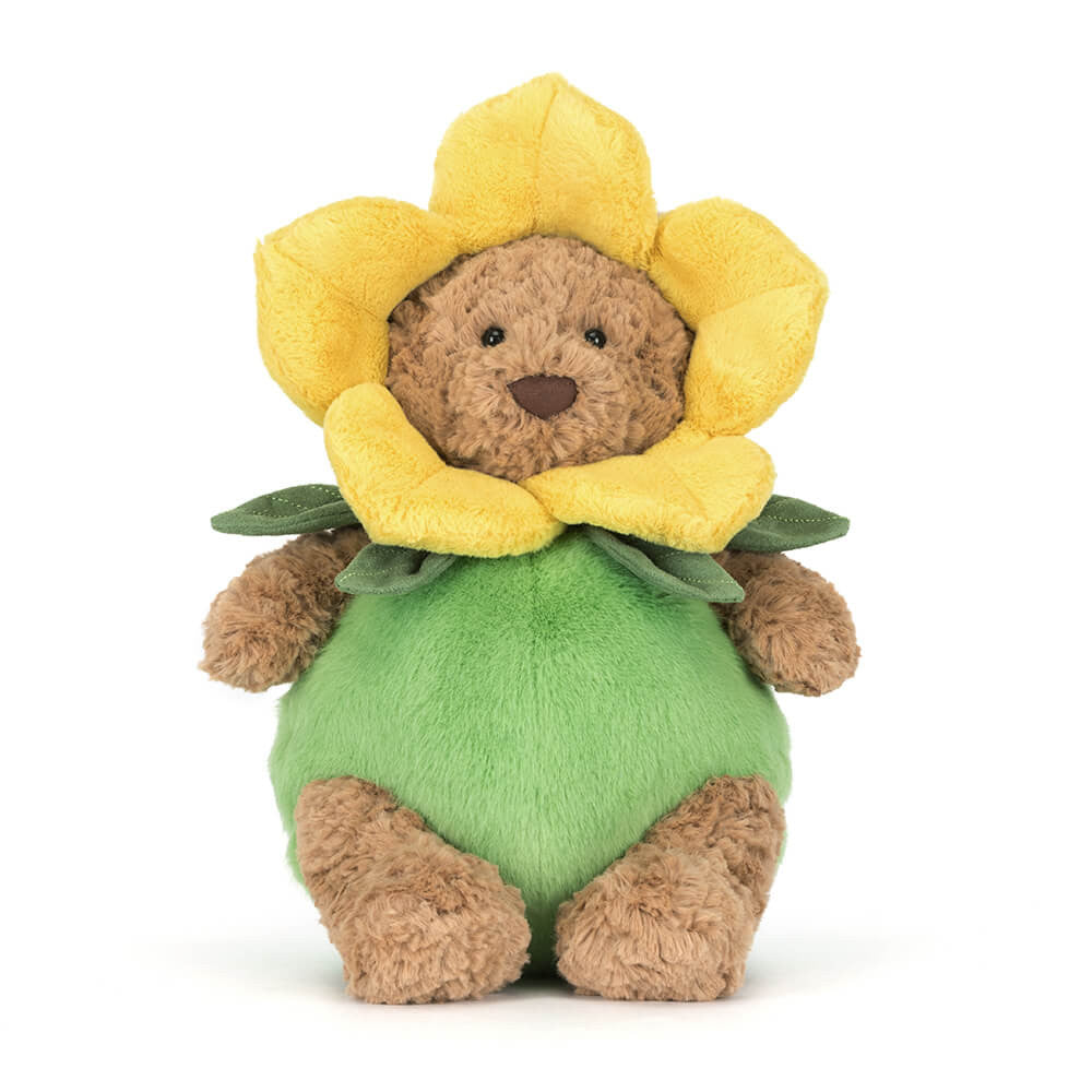 Jellycat Bartholomew Bjørn, Påskelilje outfit
