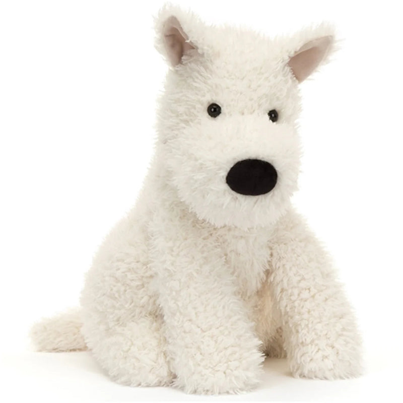 Hvid skotsk terrier bamse.