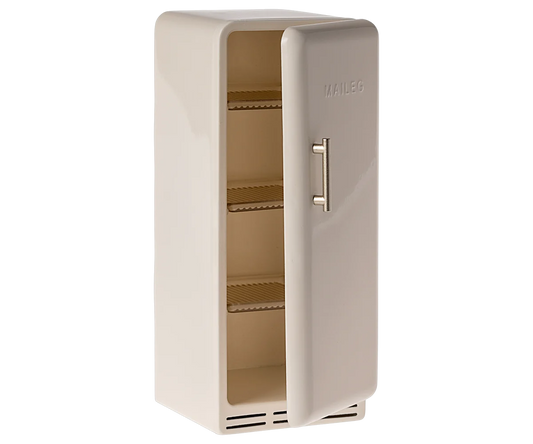 Maileg Miniature Køleskab - Råhvid