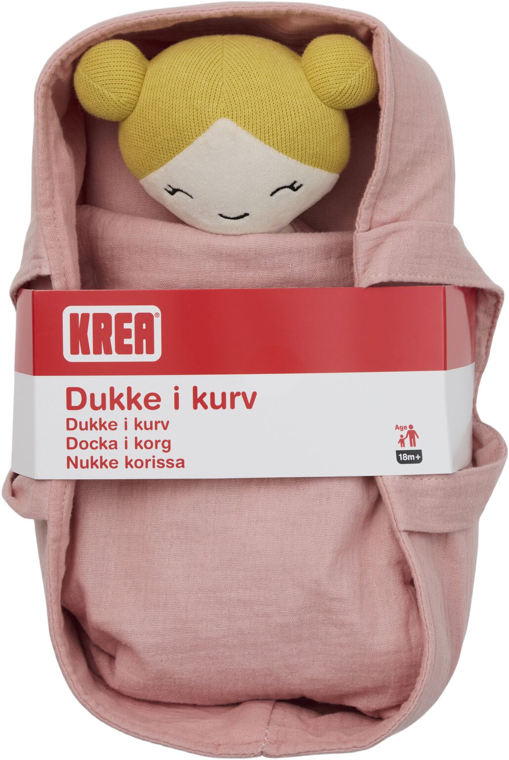 Dukke i kurv.