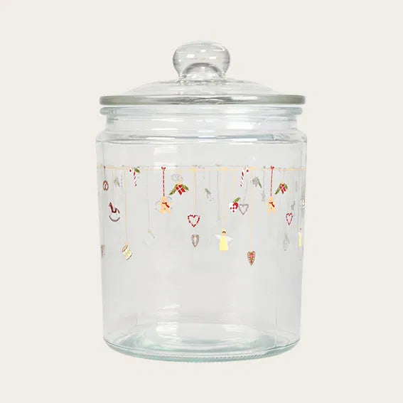 Det Gamle Apotek Glaskrukke, 22 cm.