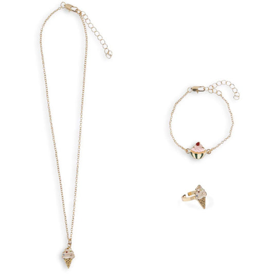 Konges Sløjd Sweet Smykkesæt, Gold