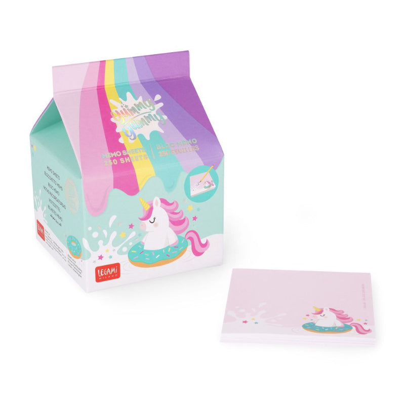 Memo sheets unicorn.