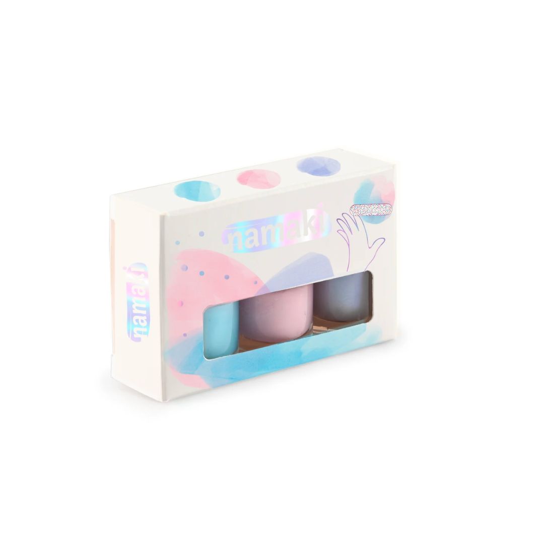 Namaki 3pk neglelaksæt m. neglefil