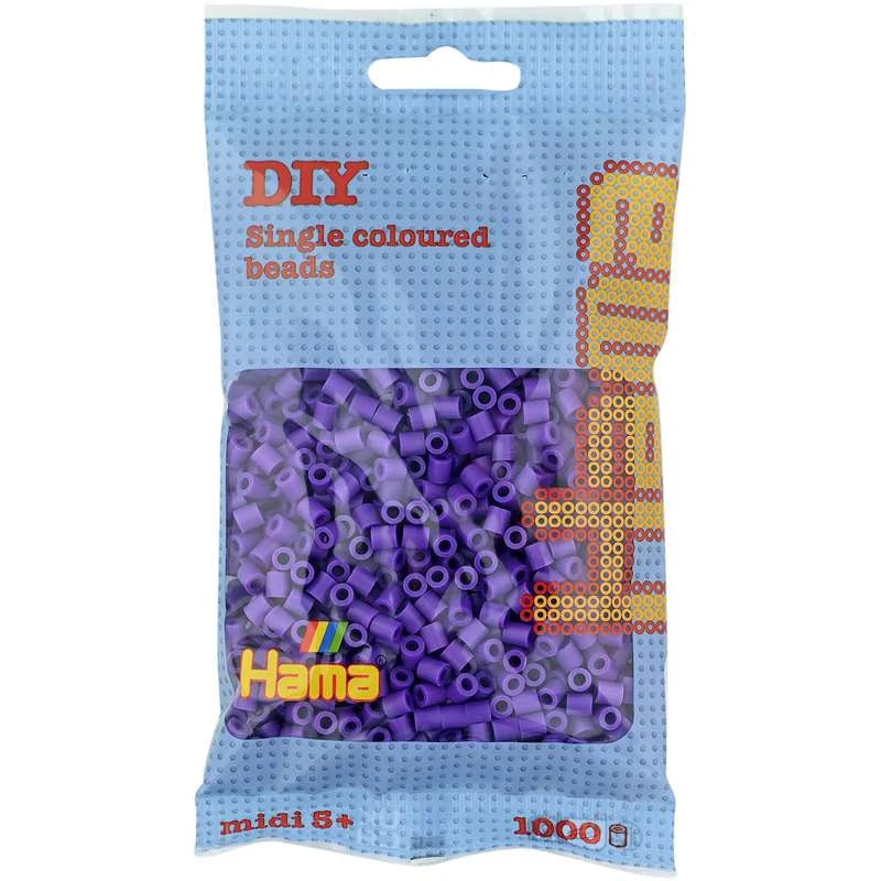 HAMA Midi perler 1000stk - Lilla