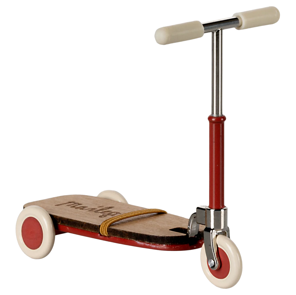 Maileg Løbehjul, Mus - Rød