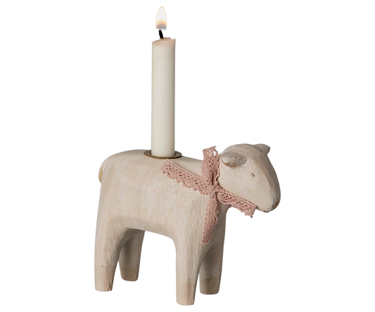 Maileg Lysestage, Lam - Rosa