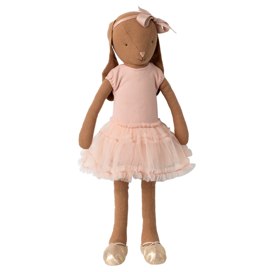 Lyserødt ballettøj til kaninbamse.