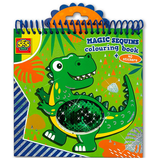 SES Creative Malebog, Dino med palietter