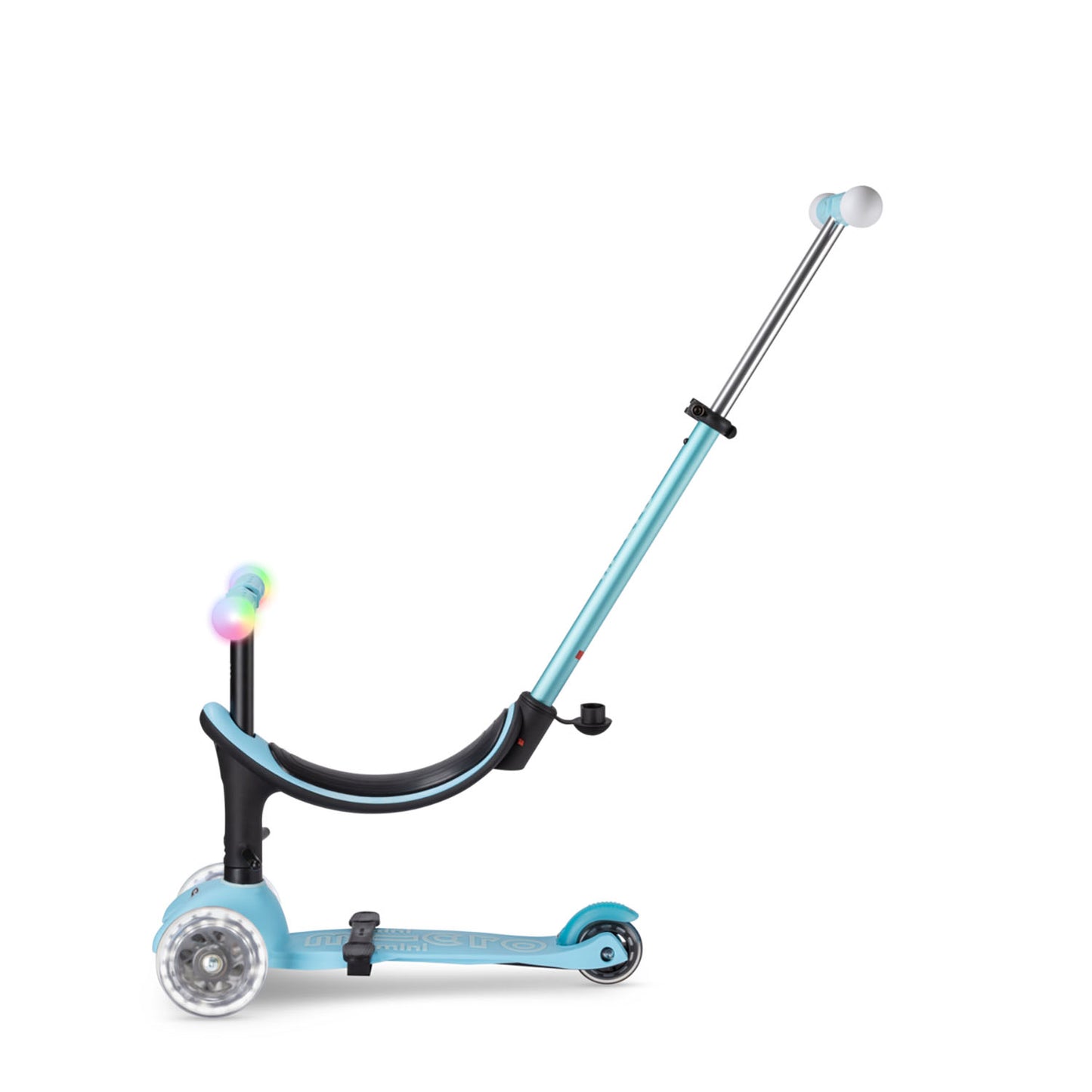 Micro - Løbecykel/Løbehjul Mini2grow Deluxe Magic LED - Blue