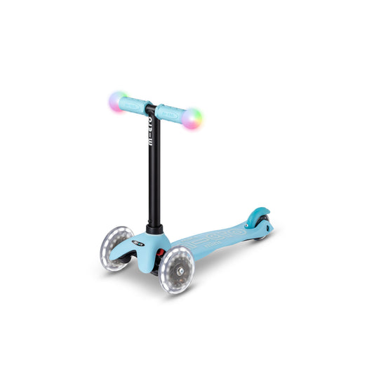 Micro - Løbecykel/Løbehjul Mini2grow Deluxe Magic LED - Blue