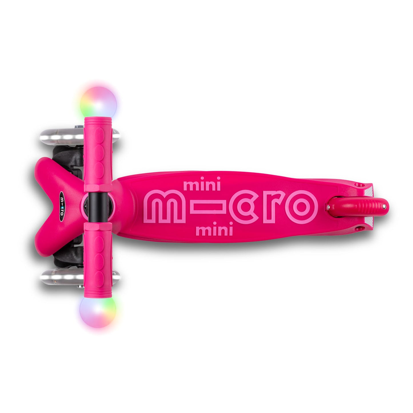 Micro - Løbehjul/Løbecykel Mini2grow Deluxe Magic LED - Pink