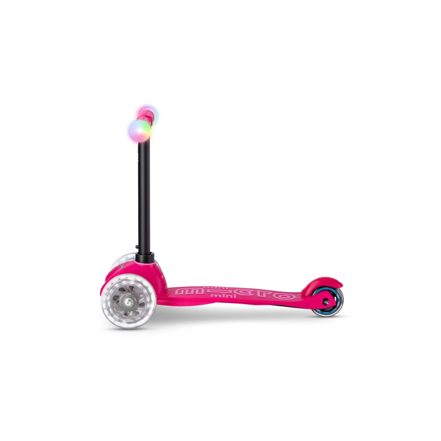 Micro - Løbehjul/Løbecykel Mini2grow Deluxe Magic LED - Pink