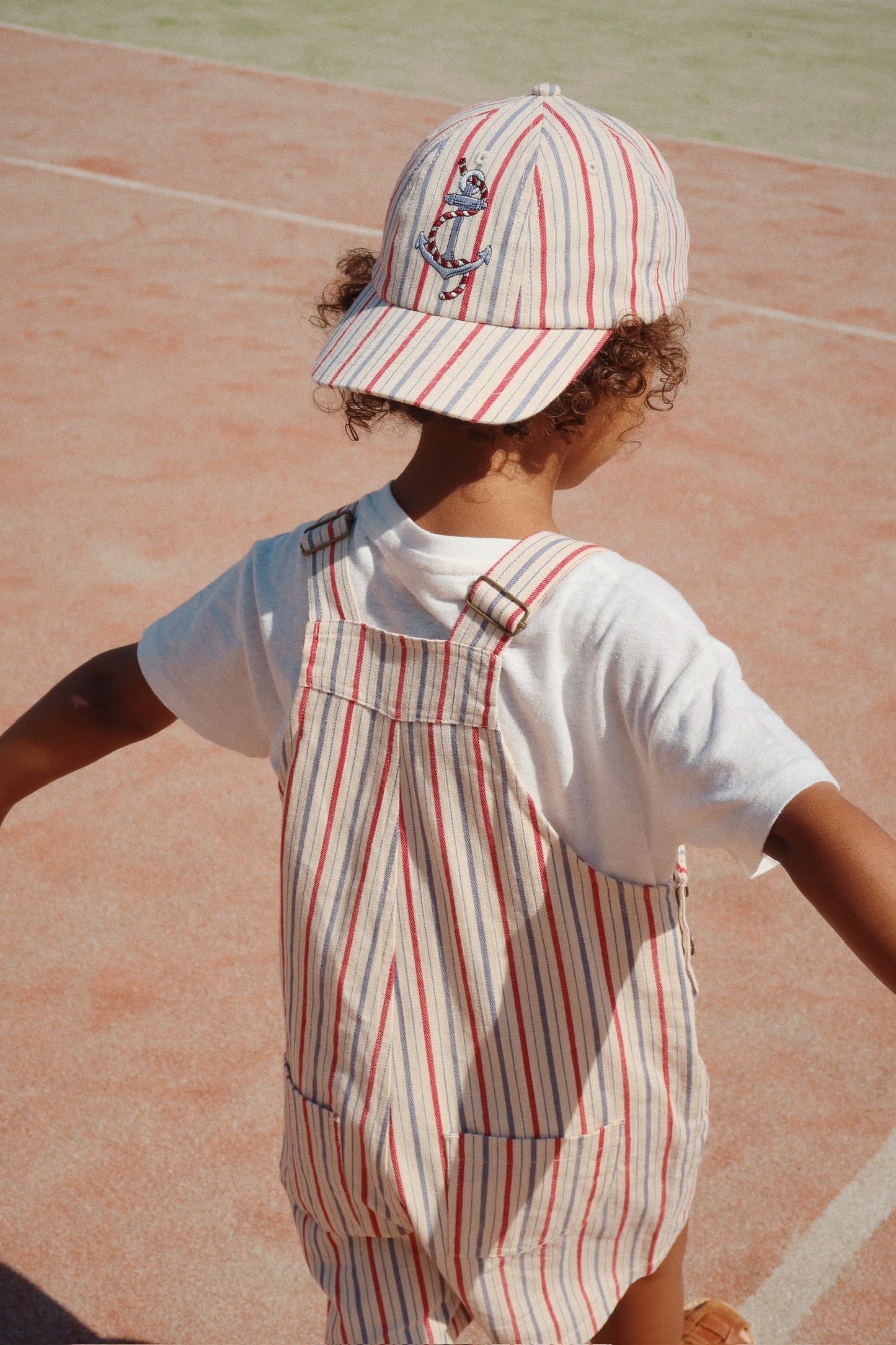 Konges Sløjd Marlon kasket, Antique Stripe - 12-18mdr.