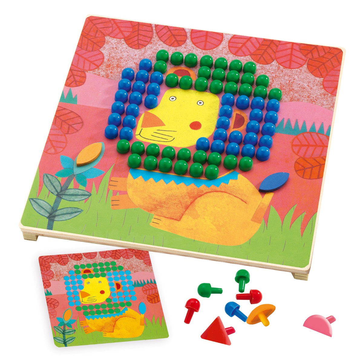 Djeco Stiftmosaik, Dyr