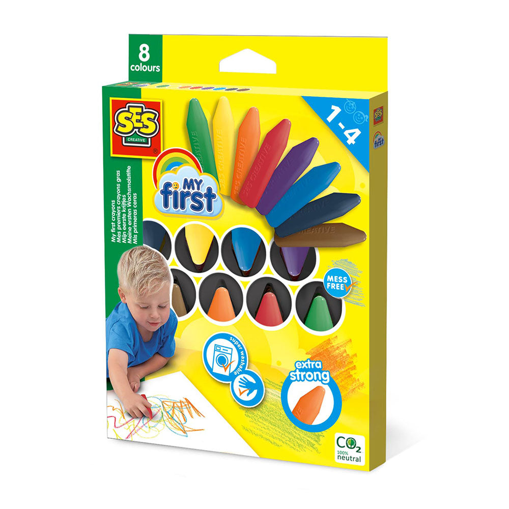 SES Creative - Mine første - Farveblyanter 8 stk