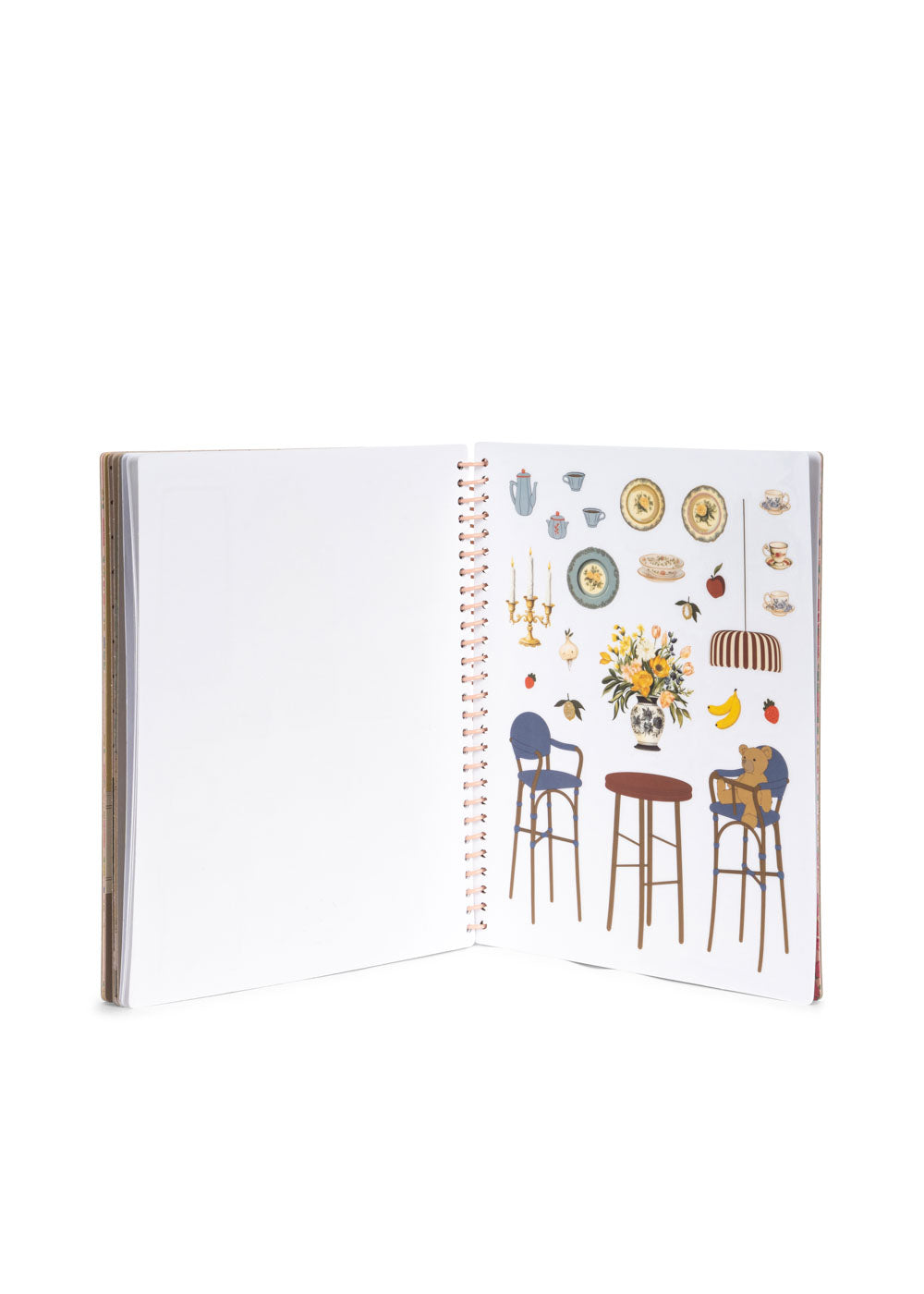 Konges Sløjd Klistermærkebog, Dusty pink