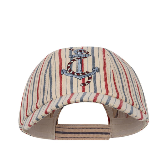 Konges Sløjd Marlon kasket, Antique Stripe - 2-4y