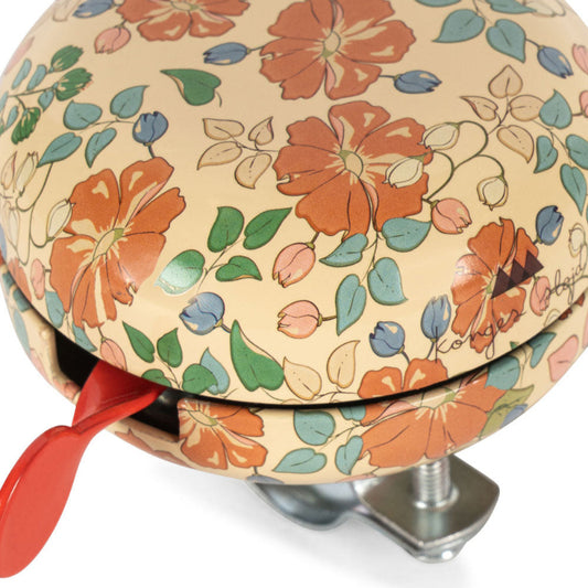 Ringeklokke med blomstermønster.