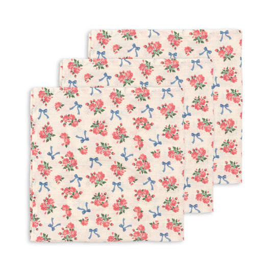 Stofble i blomsterprint.