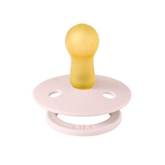 BIBS 2pk sutter colour latex str. 2, Pale butter/petal