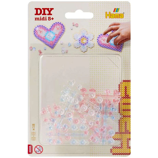 HAMA Gems i blister 12stk. ass. (transp./blå/rosa)