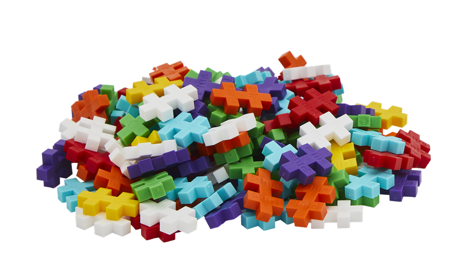 Plusplus regnbue brikker.