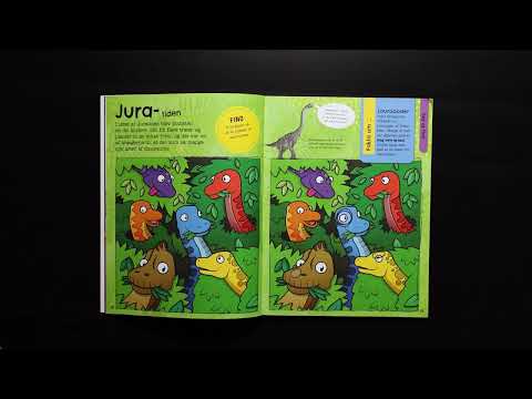 Bog Fakta-aktivitetsbog: Dinosaurer