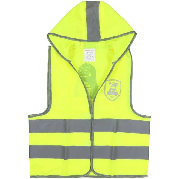 Reer Sikkerhedsvest m.hætte, gul