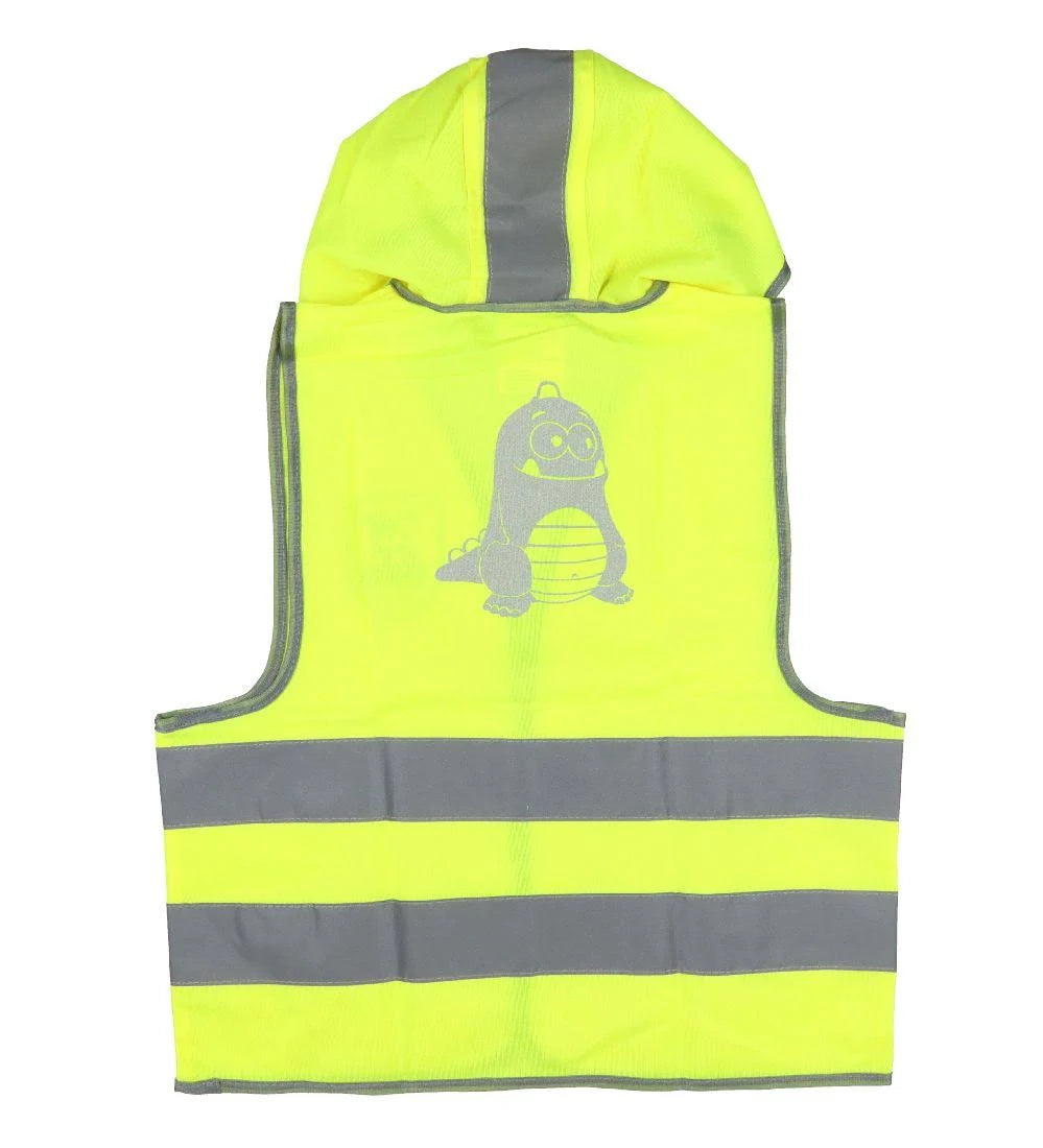 Reer Sikkerhedsvest m.hætte, gul