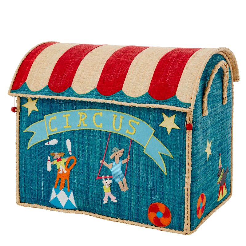 Cirkus tema opbevaringshus.