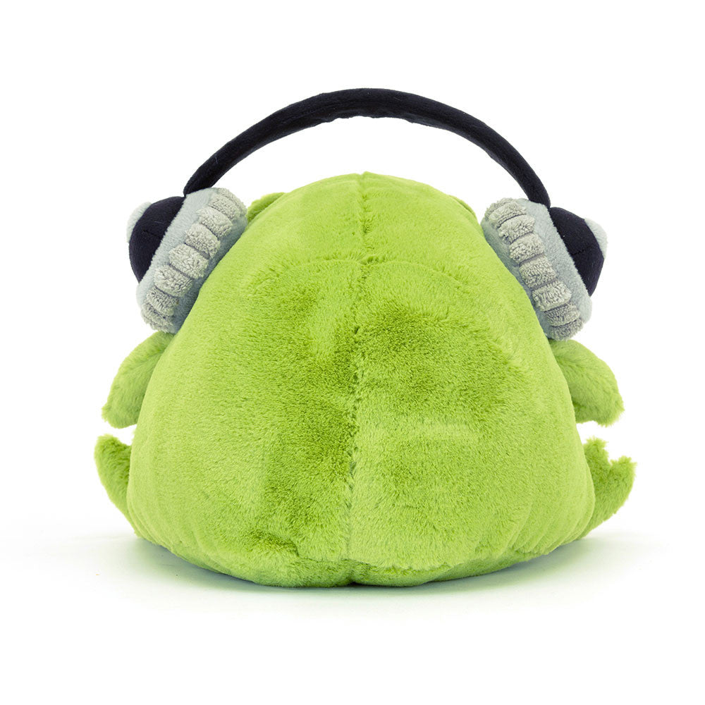 Jellycat Ricky rain frog with headphones