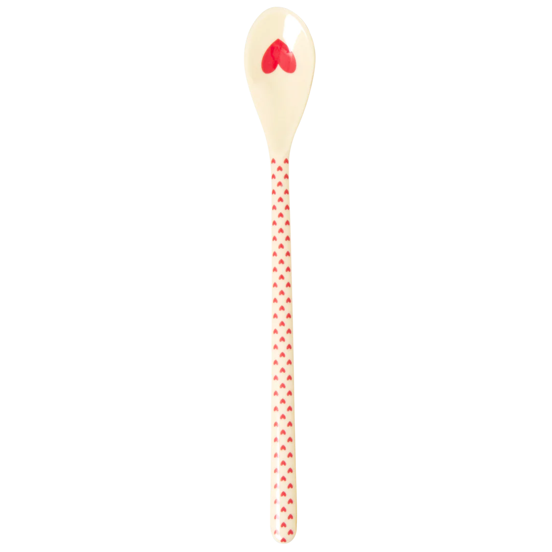 Rice Latteske - Rød - Favorite Hearts Print