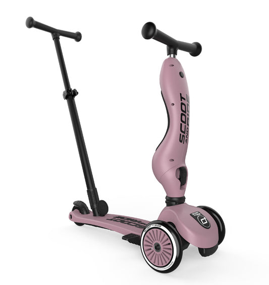 Scoot&Ride Løbehjul High Way Kick 1 - Push & Go - Rose